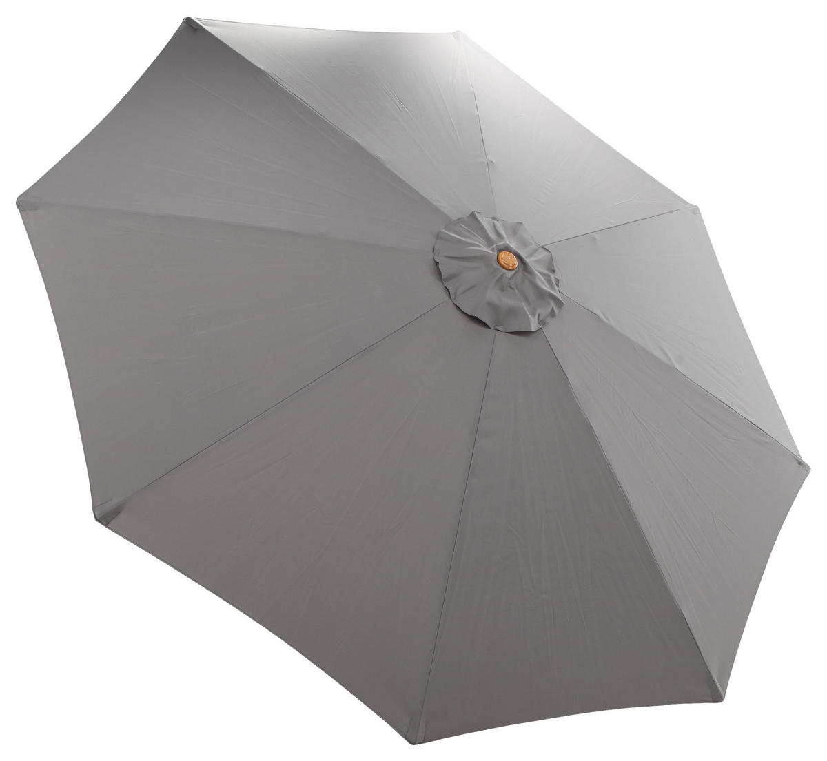 SONNENSCHIRM 300 cm  - Grau, KONVENTIONELL, Holz/Textil (300/244cm) - Gardenson
