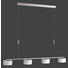 LED SVJETILJKA VISEĆA - boje nikla, Moderno, staklo/metal (120/15/200,5cm) LED SVJETILJKA VISEĆA - boje nikla, Moderno, staklo/metal (120/15/200,5cm)