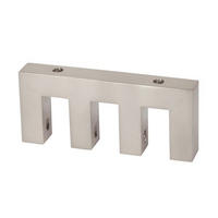 TRÄGER  - Edelstahlfarben, Basics, Metall (7.6/3.4cm) - Homeware