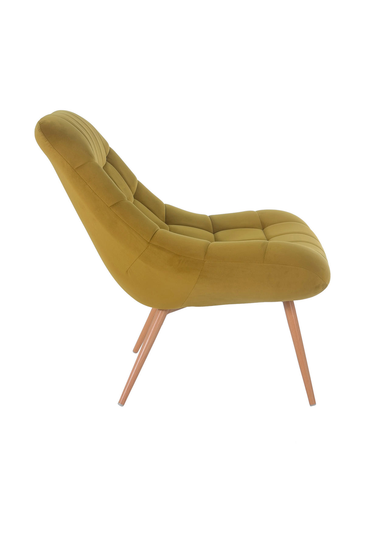 XXL-SESSEL - Gelb/Naturfarben, MODERN, Textil/Metall (76/85,6/85,6cm) - Livetastic