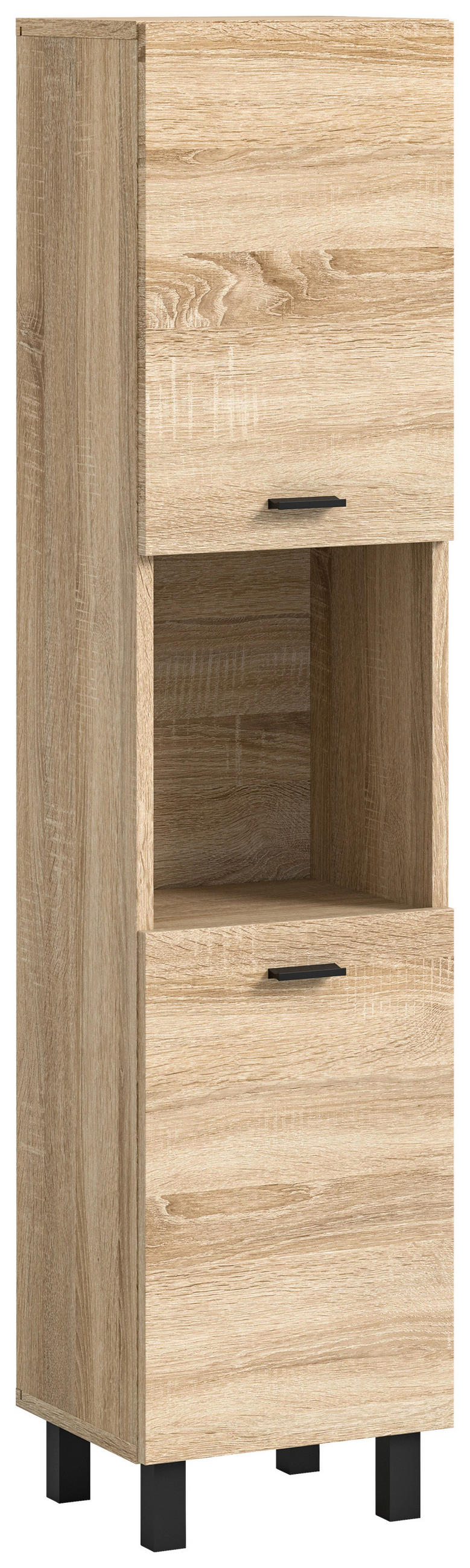 MIDISCHRANK 30/125/29 cm - Sonoma Eiche, MODERN, Holzwerkstoff/Kunststoff (30/125/29cm) - MID.YOU