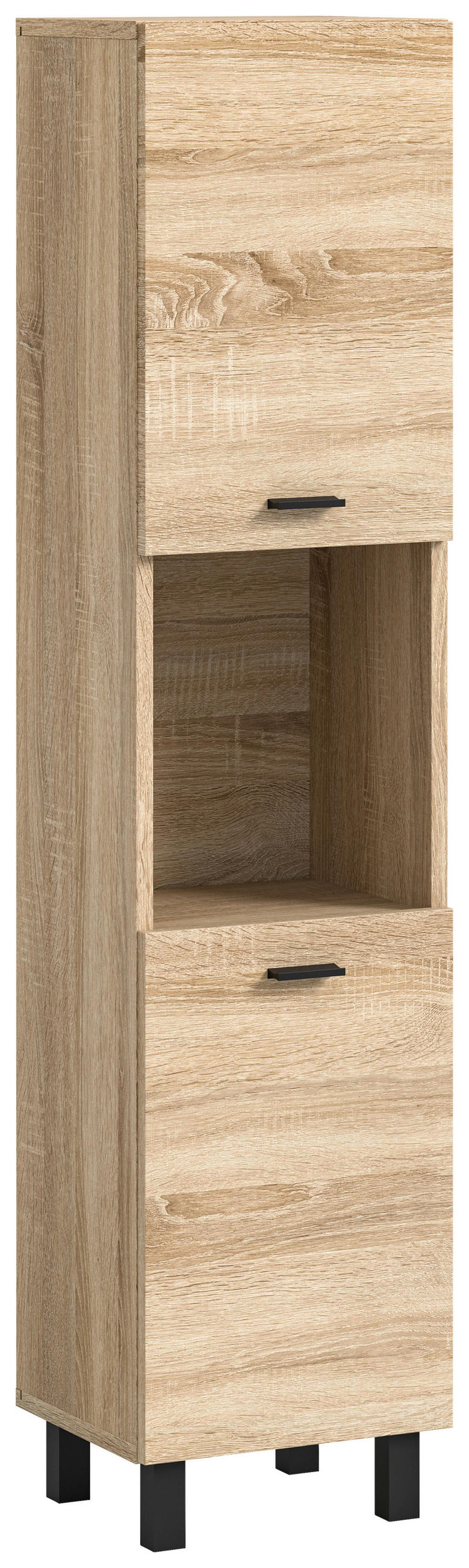 MIDISCHRANK 30/125/29 cm  - Sonoma Eiche, MODERN, Holzwerkstoff/Kunststoff (30/125/29cm) - MID.YOU
