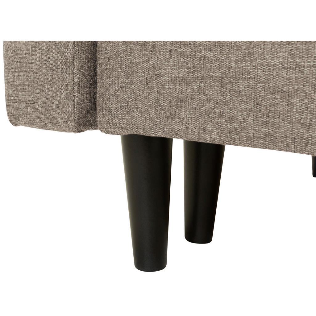 Thumbnail - Mid.you Ecksofa, Beige, Textil, Eiche, 2-Sitzer, Füllung: Polyetherschaumkern, seitenverkehrt montierbar, L-Form, 223x15...