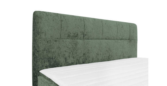BOXSPRINGBETT 180/200 cm in Mintgrün - Schwarz/Mintgrün, Design, Textil/Metall (180/200cm) - Esposa