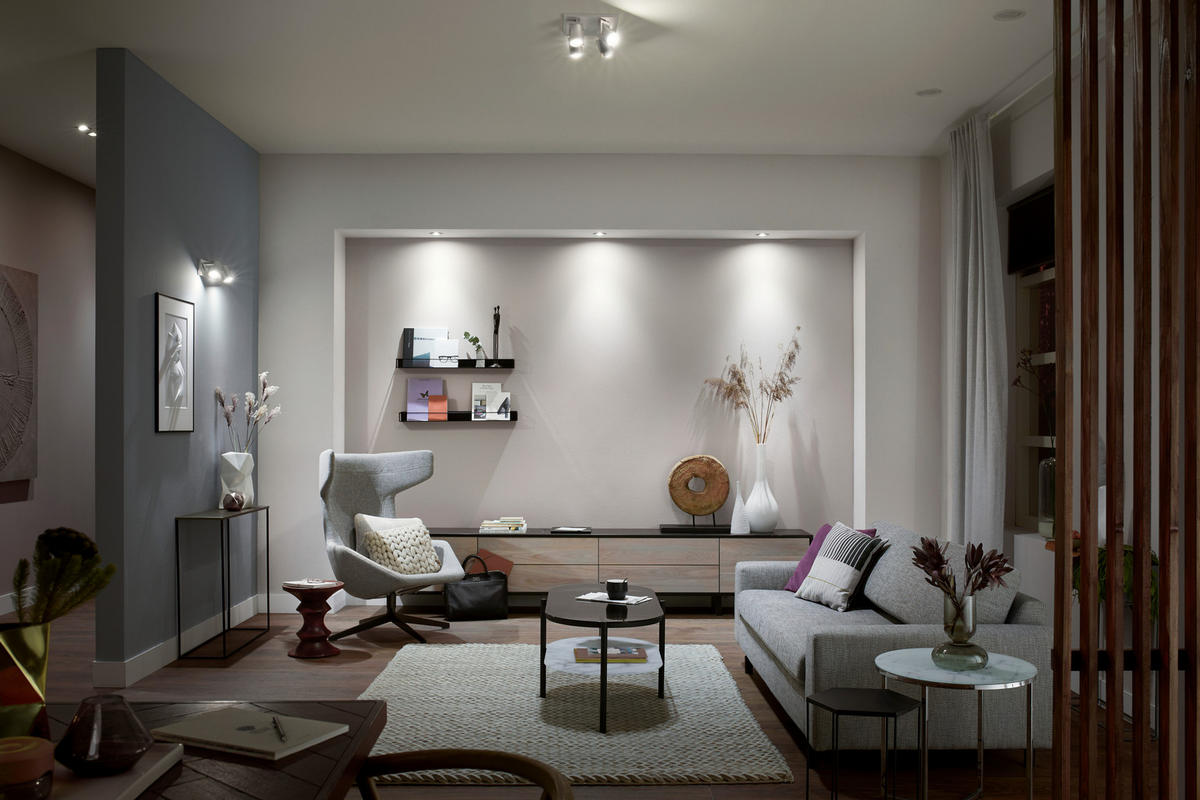 LED-DECKENSTRAHLER Milliskin 9/10/9 cm   - Weiß, Basics, Kunststoff (9/10/9cm) - Philips HUE