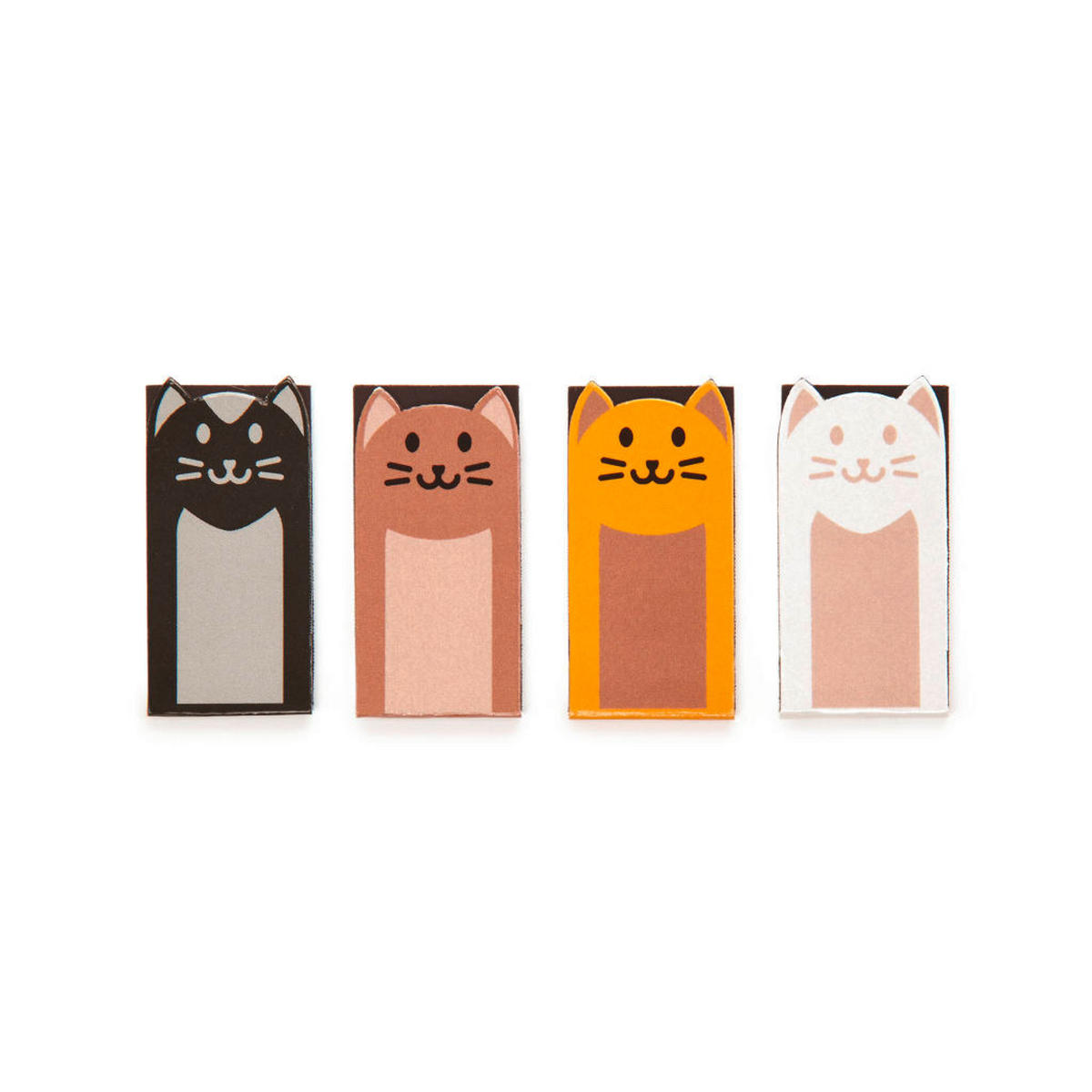 RŮZNÉ ŠKOLNÍ POTŘEBY - vícebarevná, Basics (10,5/12,5cm) - Kikkerland
