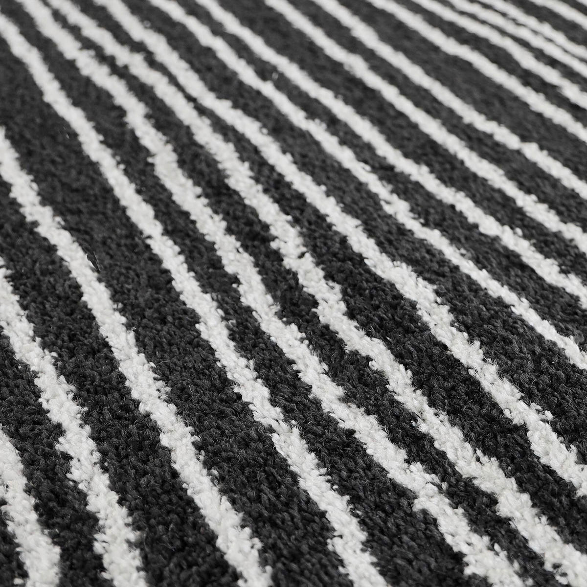LÄUFER 80/400 cm Larache  - Schwarz, Design, Kunststoff/Textil (80/400cm) - Floordirekt