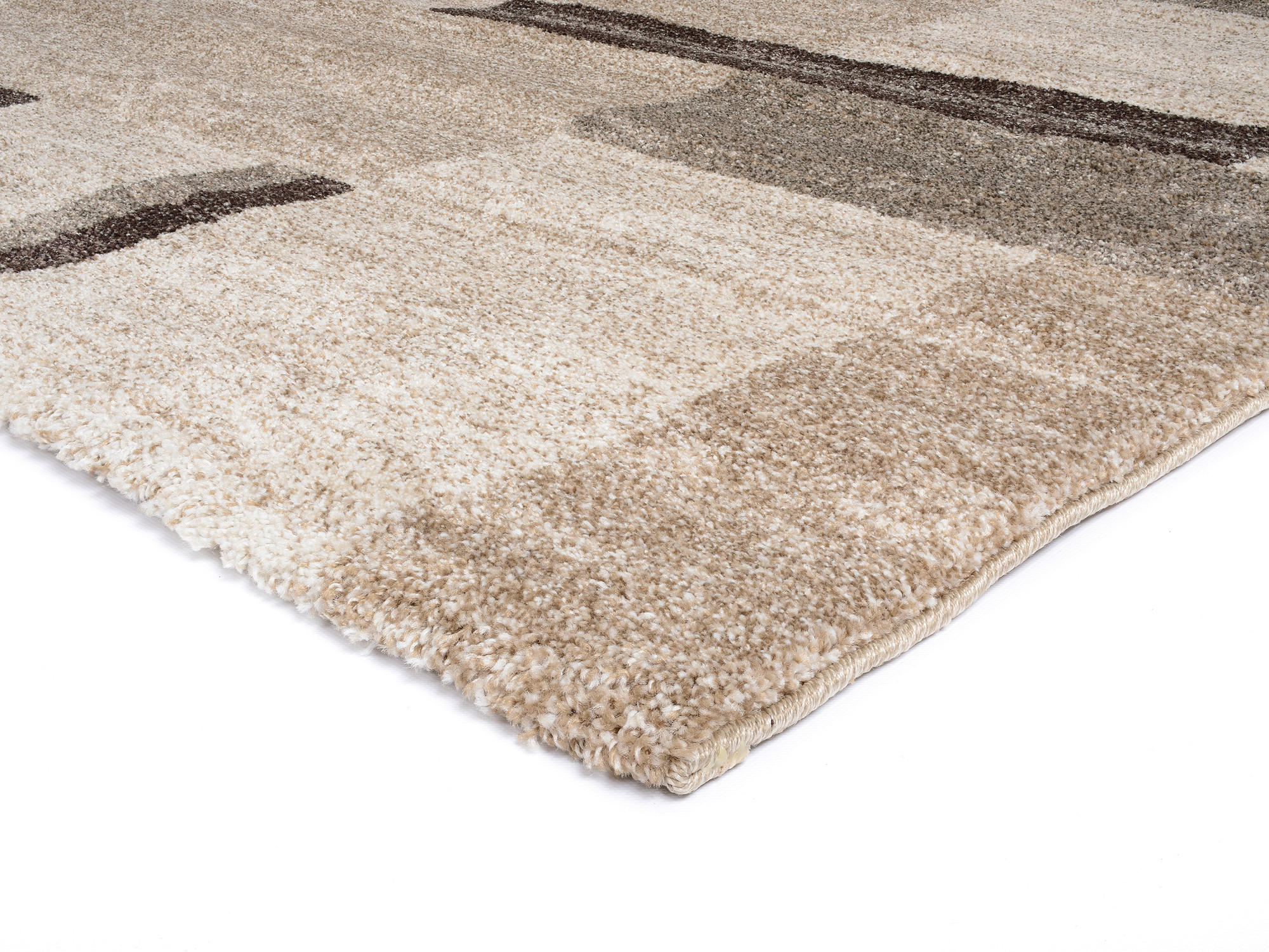 WEBTEPPICH 240/340 cm Palazzo Bloc Braun, Beige  - Beige/Braun, KONVENTIONELL, Textil (240/340cm) - Novel