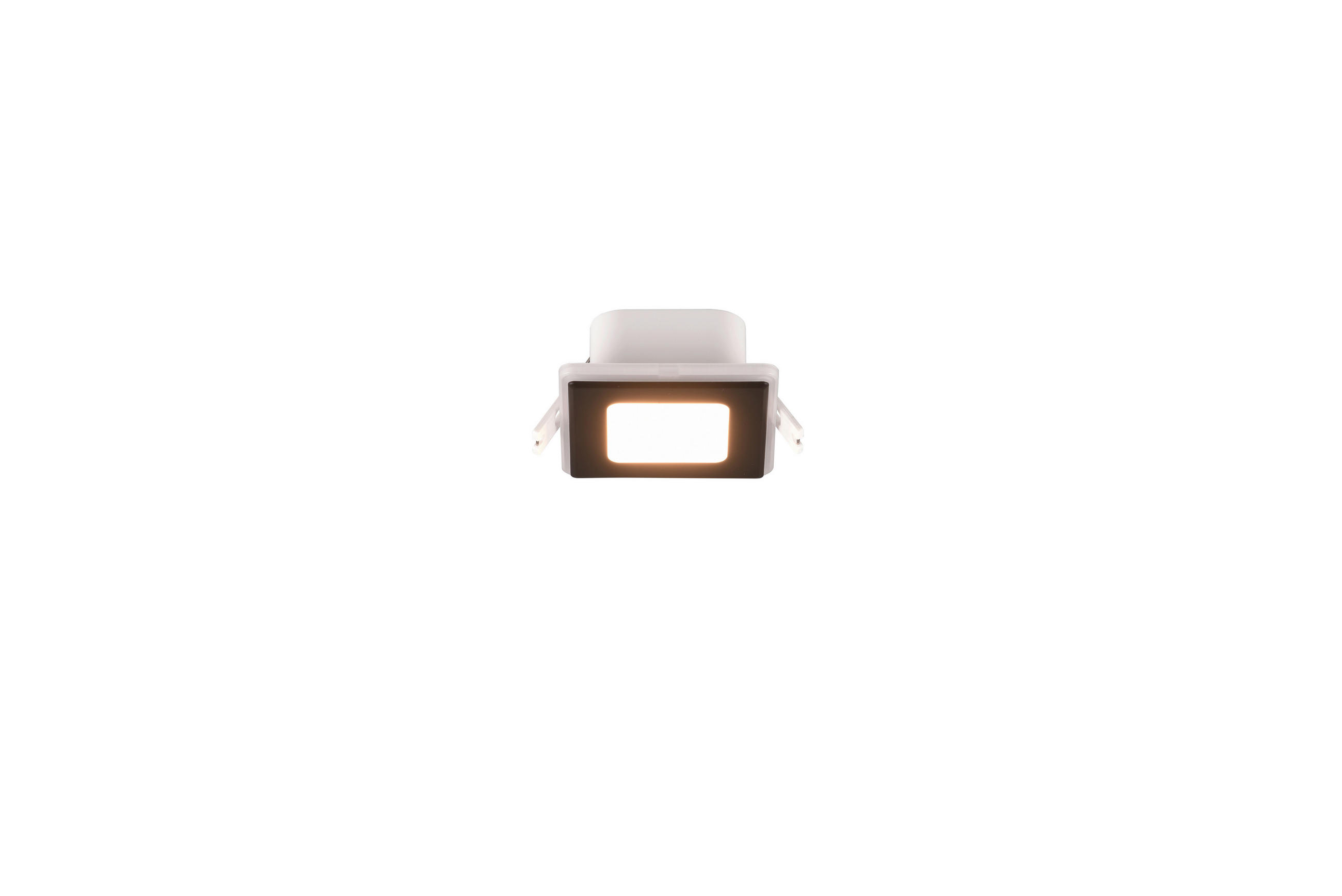 LED-EINBAUSPOT 8,5/8,5/3,9 cm   - Schwarz, Design, Kunststoff (8,5/8,5/3,9cm) - Trio Leuchten