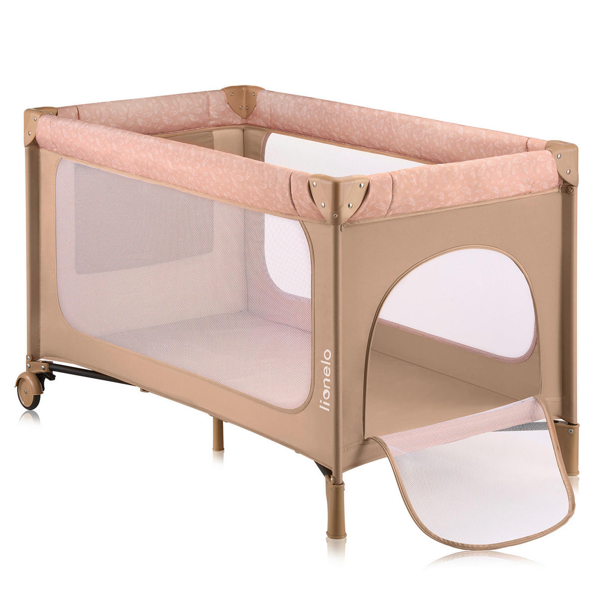 REISEBETT Jasmin Easy Fold Beige  - Beige, Basics, Kunststoff (123/67/74.9cm) - Lionelo