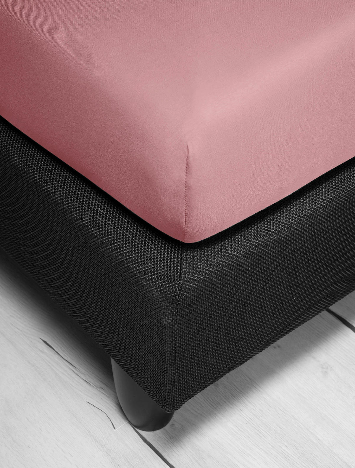 SPANNBETTTUCH Jersey 150/200 cm  - Altrosa, KONVENTIONELL, Textil (150/200cm) - Irisette