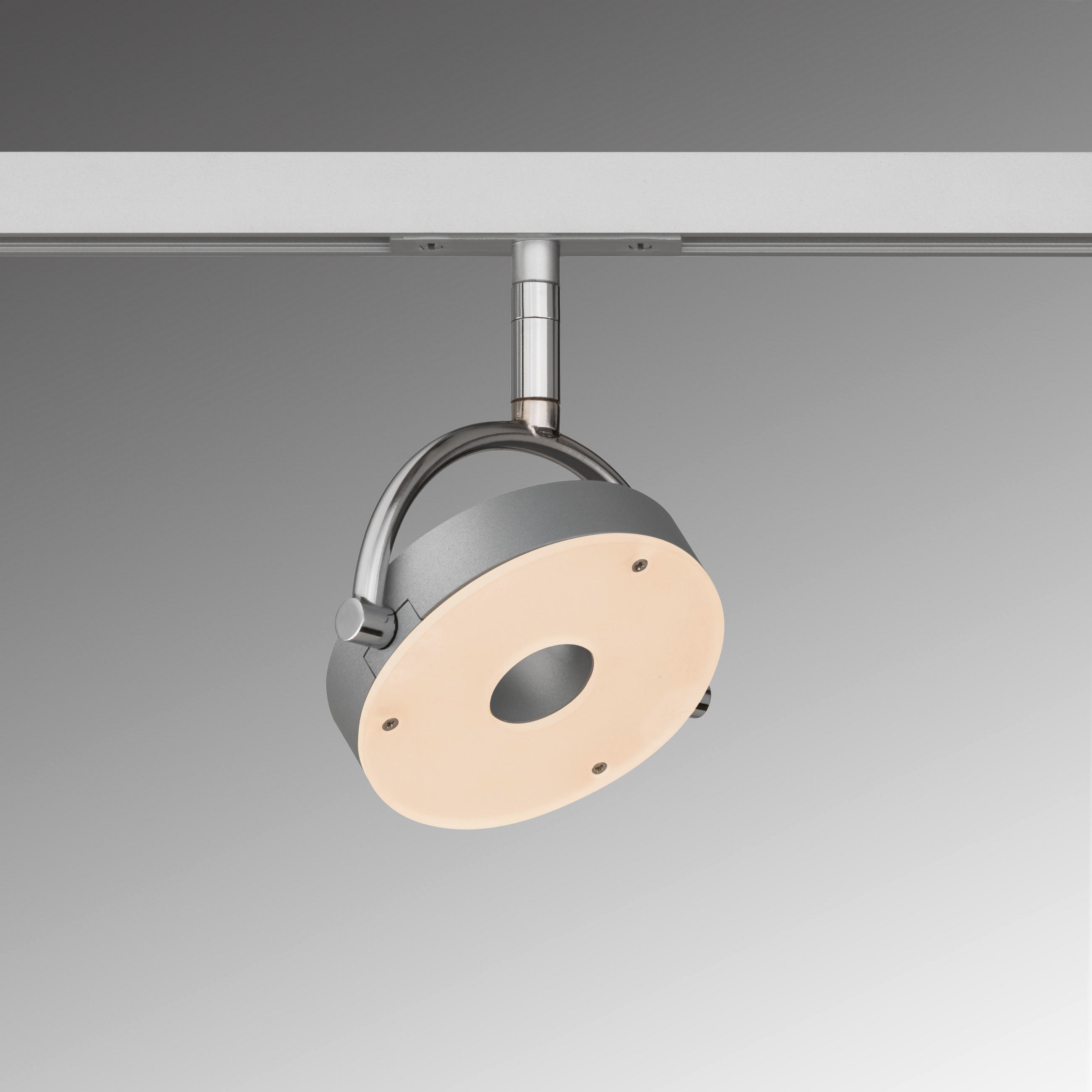 SCHIENENSYSTEM M6 Licht 12/2/16,00 cm   - Silberfarben, Design, Metall (12/2/16,00cm) - Fischer & Honsel
