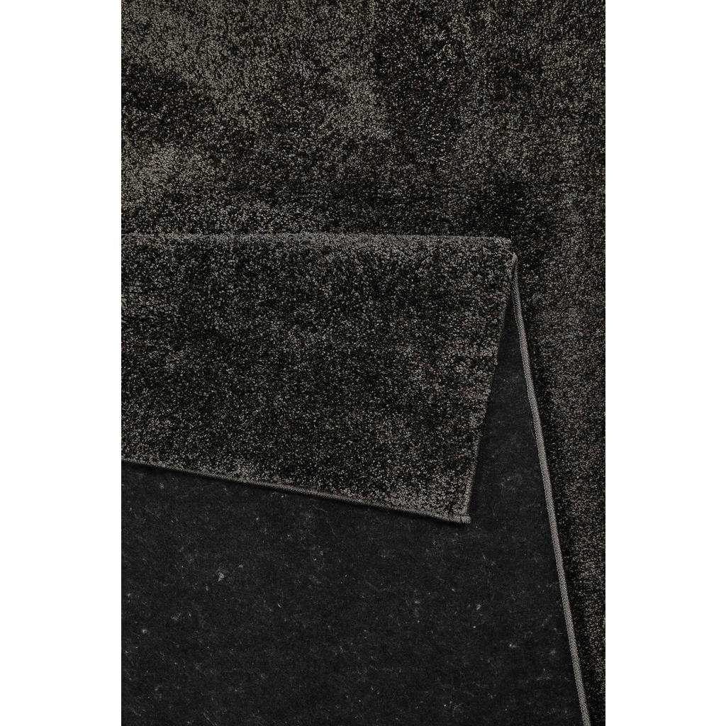 Thumbnail - Wecon Home Webteppich Wogh, Anthrazit, Textil, Uni, rechteckig, 140x200 cm, Oeko-Tex® Standard 100, für Fußbodenheizung ...