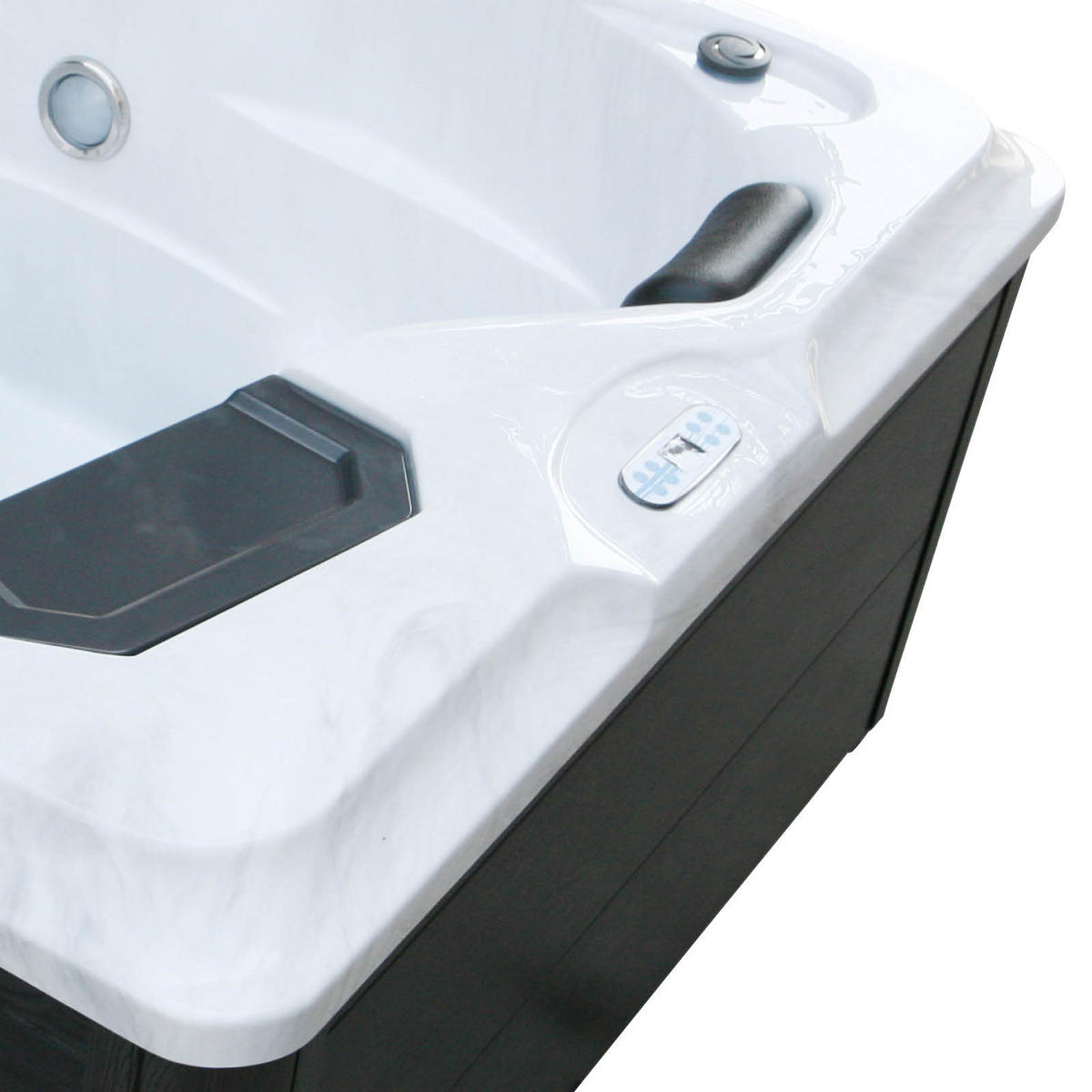 WHIRLPOOL XXL1956 160/210/80 cm  - Weiß, Basics, Kunststoff (160/210/80cm)
