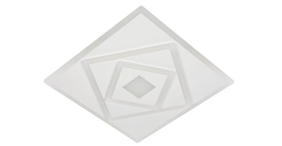 LED-DECKENLEUCHTE 40/40/6 cm   - Weiß, Trend, Kunststoff/Metall (40/40/6cm) - Novel