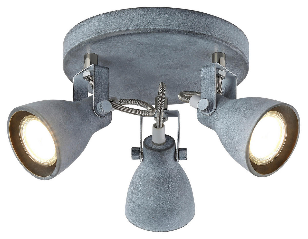 SPOTLIGHT 30/30/15 cm   - grå, Basics, metall (30/30/15cm)