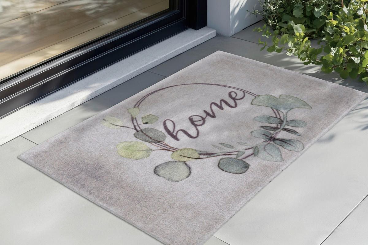 FUßMATTE 40/60 cm  - Silberfarben, Basics, Kunststoff/Textil (40/60cm) - Kayoom