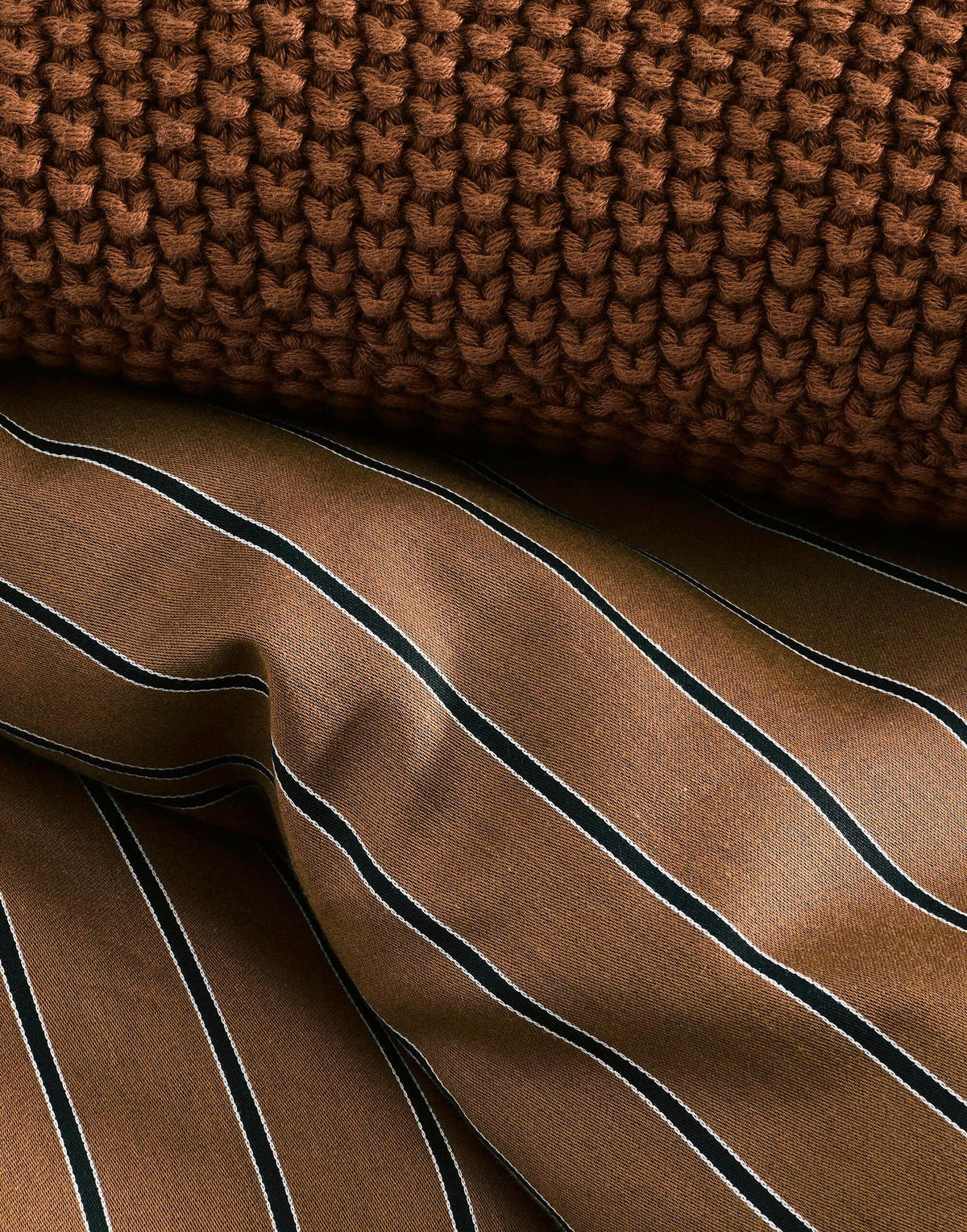 BETTWÄSCHE H/W 2021 Satin  - Braun, KONVENTIONELL (155/220cm) - Marc O'Polo