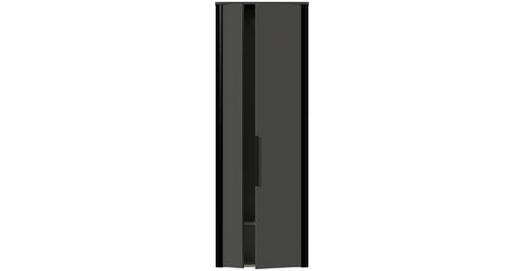GARDEROBENSCHRANK 66/191/34 cm - Anthrazit/Schwarz, Design, Holzwerkstoff/Metall (66/191/34cm) - Dieter Knoll