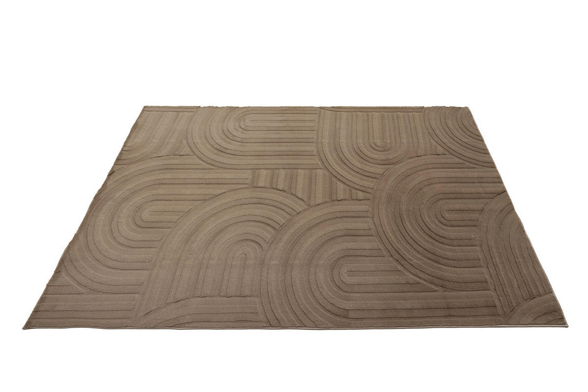 FLACHWEBETEPPICH 160/230 cm My Interstellar Taupe  - Taupe, Design, Textil (160/230cm) - Obsession