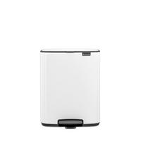 KOŠ S NOŽNOM PAPUČICOM  12 l  Bo  - bijela/antracit, Design, metal/plastika (29/36,5/25,5cm) - Brabantia