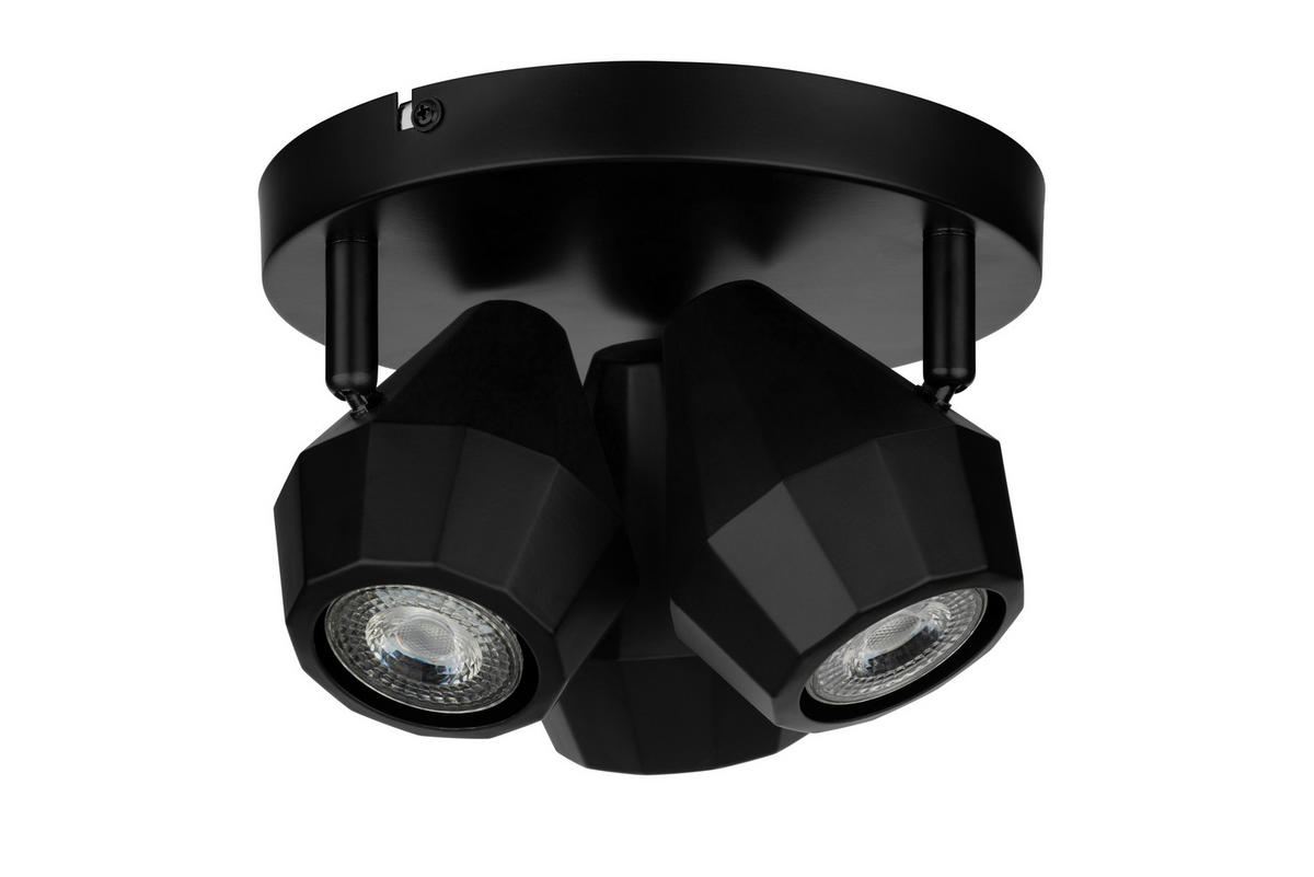 DECKENLEUCHTE 27/13 cm  - Schwarz, Trend, Metall (27/13cm) - Collett's Monde