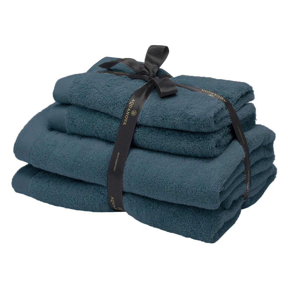 FROTTIERSET Rio Blau 4-teilig  - Blau, Basics, Textil - Aquanova