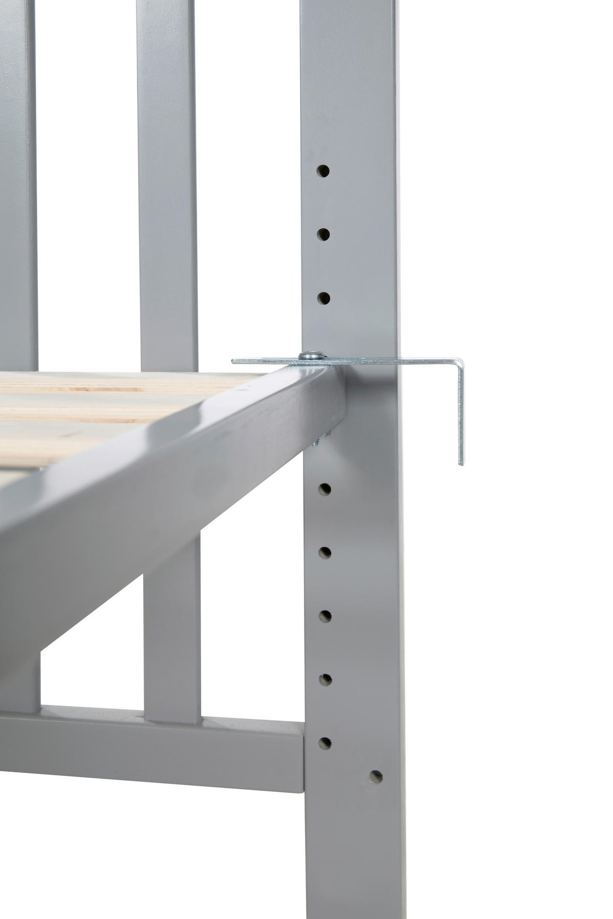 BEISTELLBETT roba Little Stars  - Taupe/Grau, Basics, Holzwerkstoff/Textil (66/79,5/126cm) - Roba