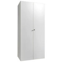 VEČNAMENSKA OMARA, bela - bela/barve aluminija, Konvencionalno, umetna masa/leseni material (80/185/54cm) - Xora