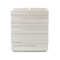 KELÍMEK NA ZUBNÍ KARTÁČEK bílá - bílá, Basics, plast (8/11,5/8cm) - Sadena