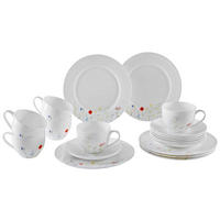 KAFFEESERVICE Wildflower 18-teilig  - Multicolor, LIFESTYLE, Keramik - Novel