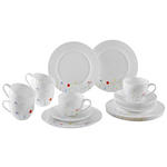 KAFFEESERVICE Wildflower 18-teilig  - Multicolor, LIFESTYLE, Keramik - Novel