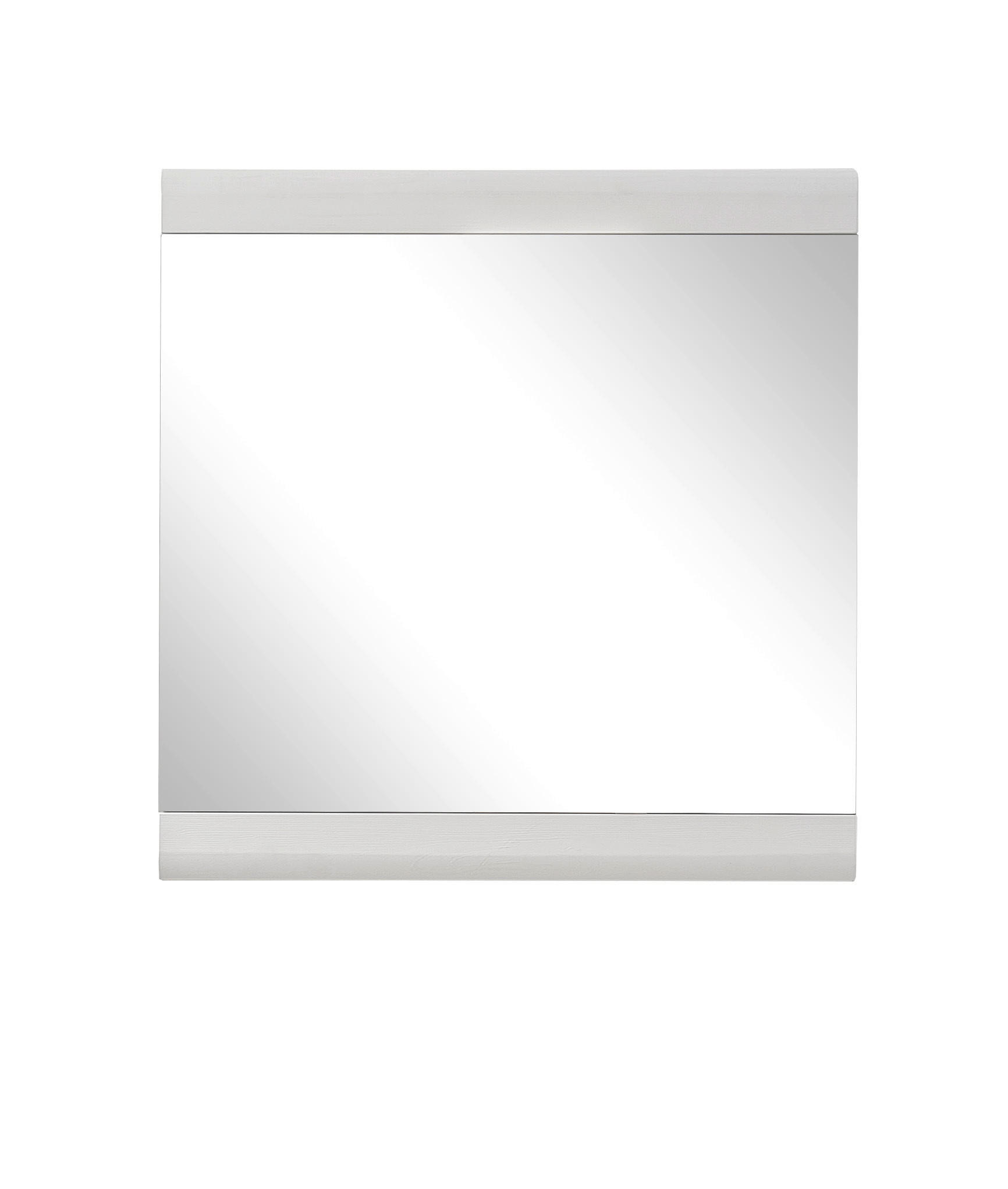 WANDSPIEGEL Weiß - Weiß, Basics, Glas (84/86/2cm) - Carryhome