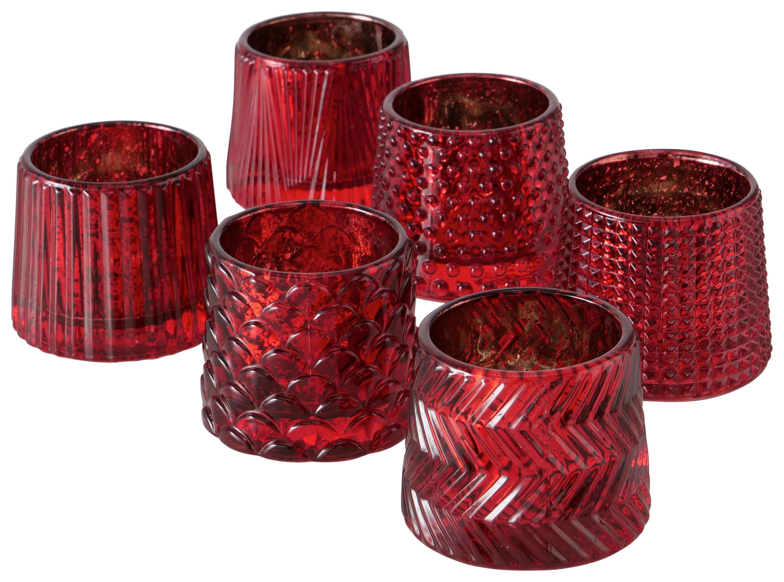 TEELICHTGLAS - Rot, LIFESTYLE, Glas (8/7cm)