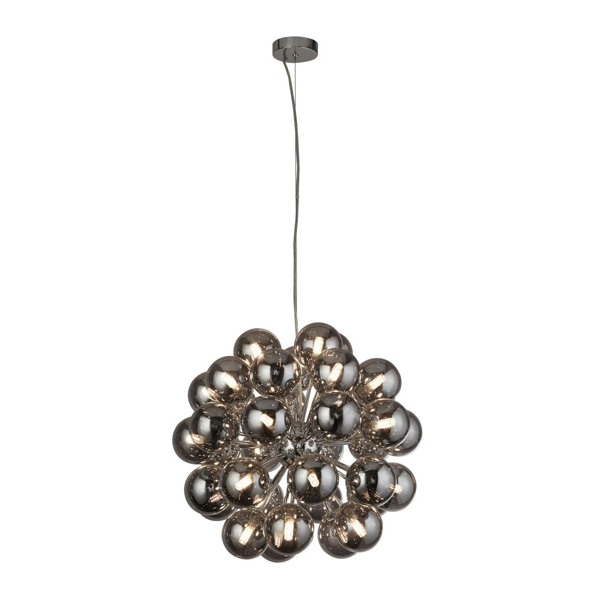 VISEČA SVETILKA  Berry      51/150 cm      G9 - barve kroma, Design, kovina/steklo (51/150cm)