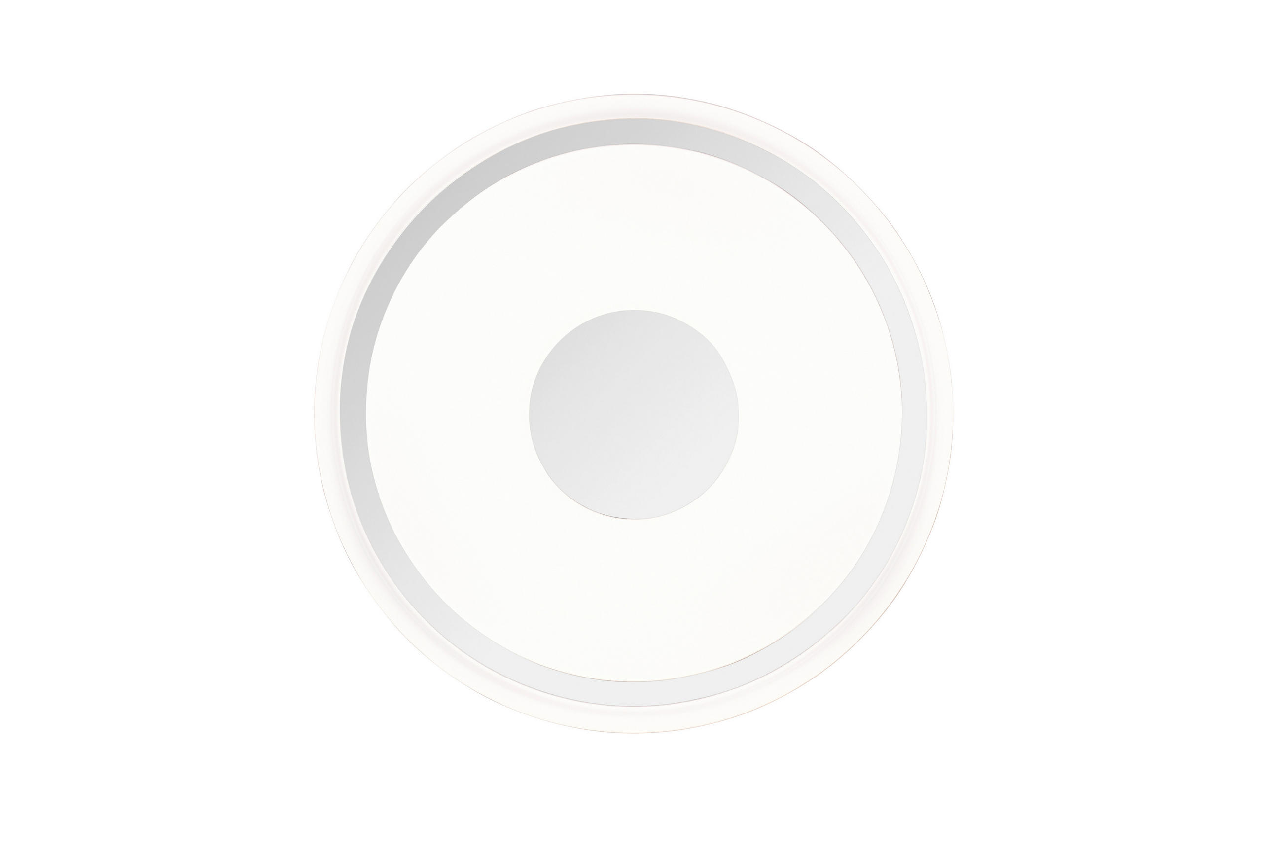 LED-DECKENLEUCHTE BUNDA 33/5 cm   - Chromfarben/Weiß, KONVENTIONELL, Kunststoff (33/5cm)