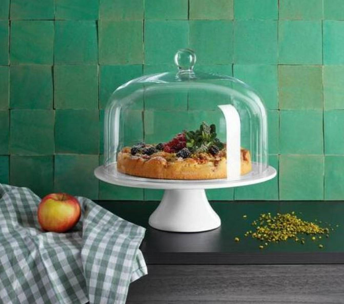 SPEISEHAUBE - Klar, Design, Glas (32/22,5cm) - ASA