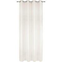 ZAVESA SA KARIKAMA prirodna boja  140/245 cm  - prirodna boja, Osnovno, tekstil (140/245cm) - Boxxx