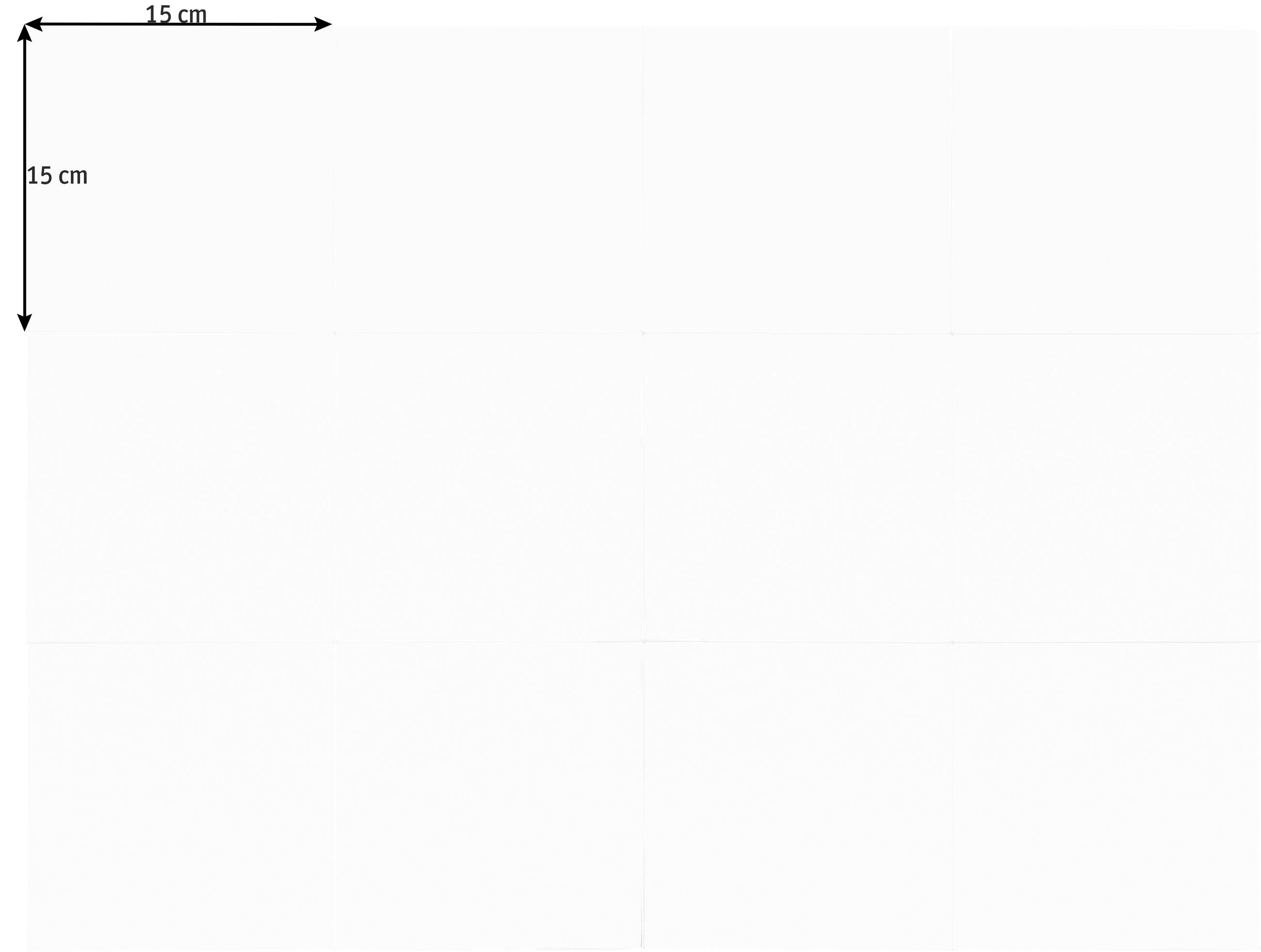 WANDSPIEGEL 15/15/0,3 cm    - Silberfarben, KONVENTIONELL (15/15/0,3cm) - Boxxx