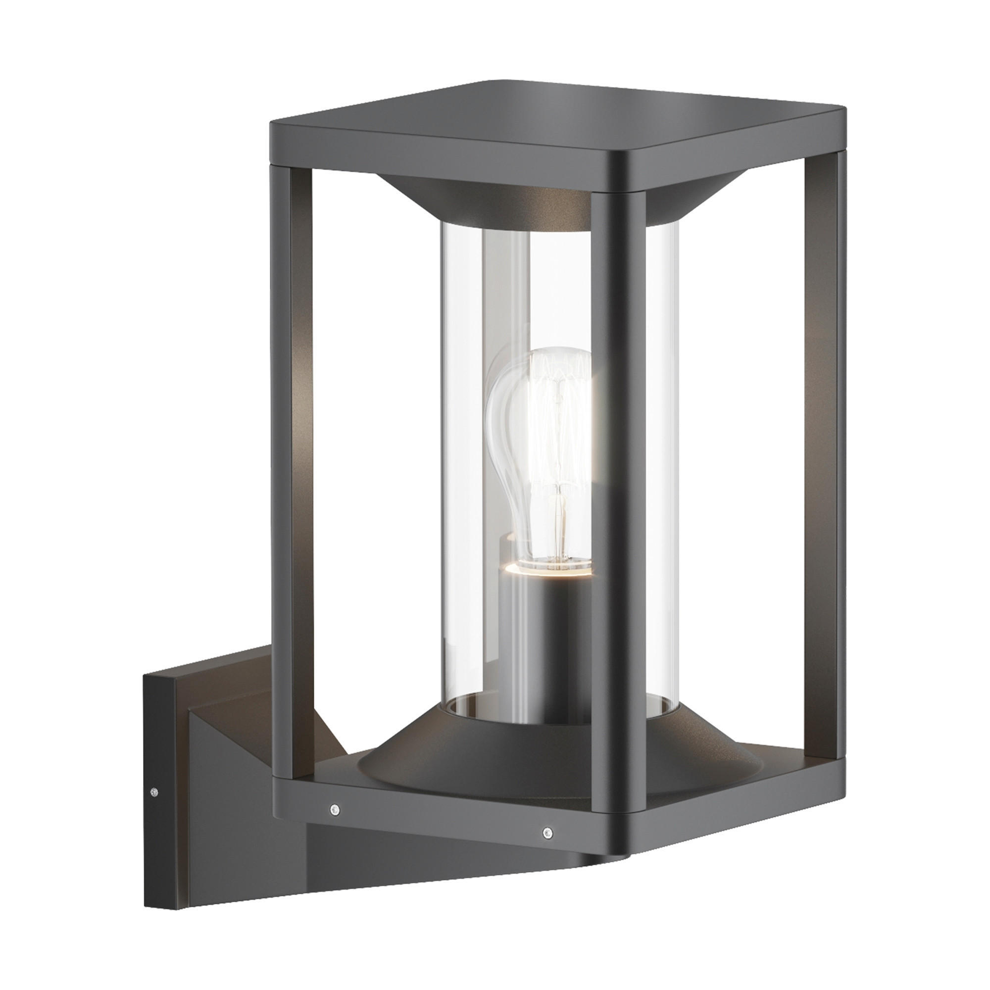 WANDLEUCHTE Cell 14.5/27.6/21.5 cm  - Graphitfarben, Design, Metall (14.5/27.6/21.5cm) - MAYTONI