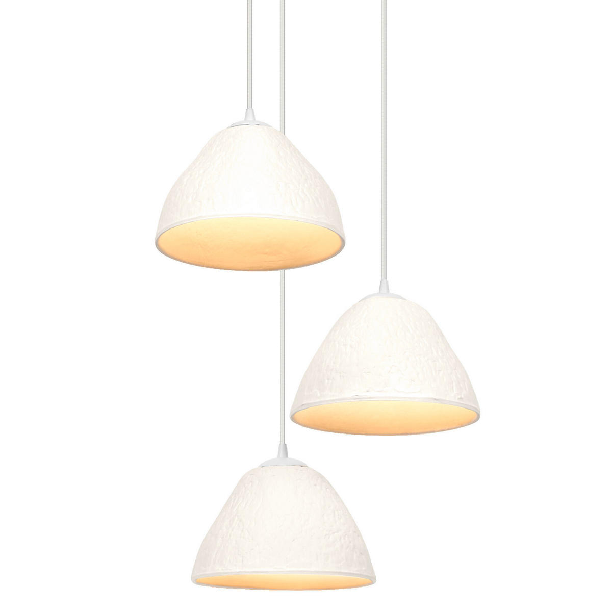 PENDELLEUCHTE 43,7/160,5 cm   - KONVENTIONELL, Papier/Metall (43,7/160,5cm) - Ledvance