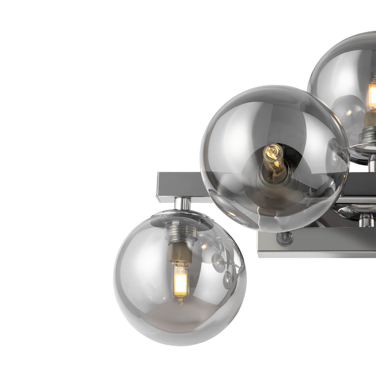 VÄGGLAMPA 23/24/38 cm   - kromfärg, Basics, metall/glas (23/24/38cm) - MAYTONI