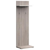 GARDEROBENPANEEL  in 65/207/42 cm  - Weiss/Eichefarben, Design, Holzwerkstoff (65/207/42cm) - Xora