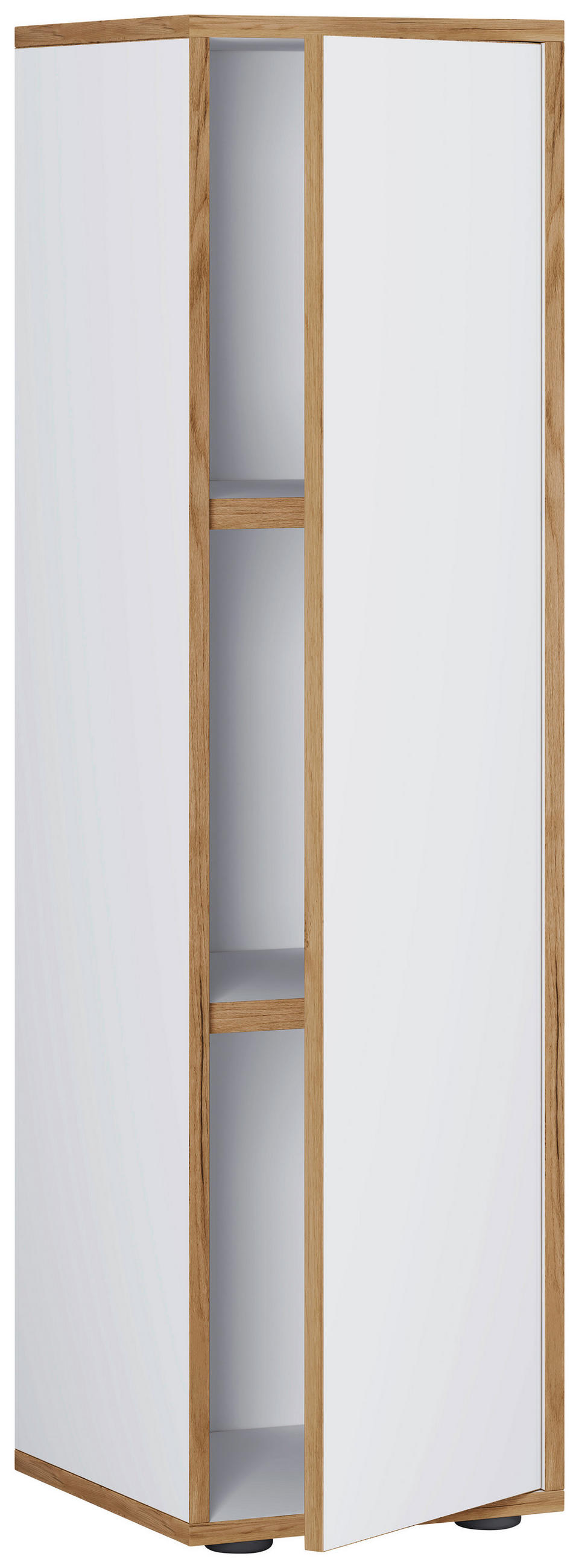 AKTENSCHRANK 30/110/33 cm  - Honigeiche/Weiss, Design, Holzwerkstoff (30/110/33cm) - MID.YOU