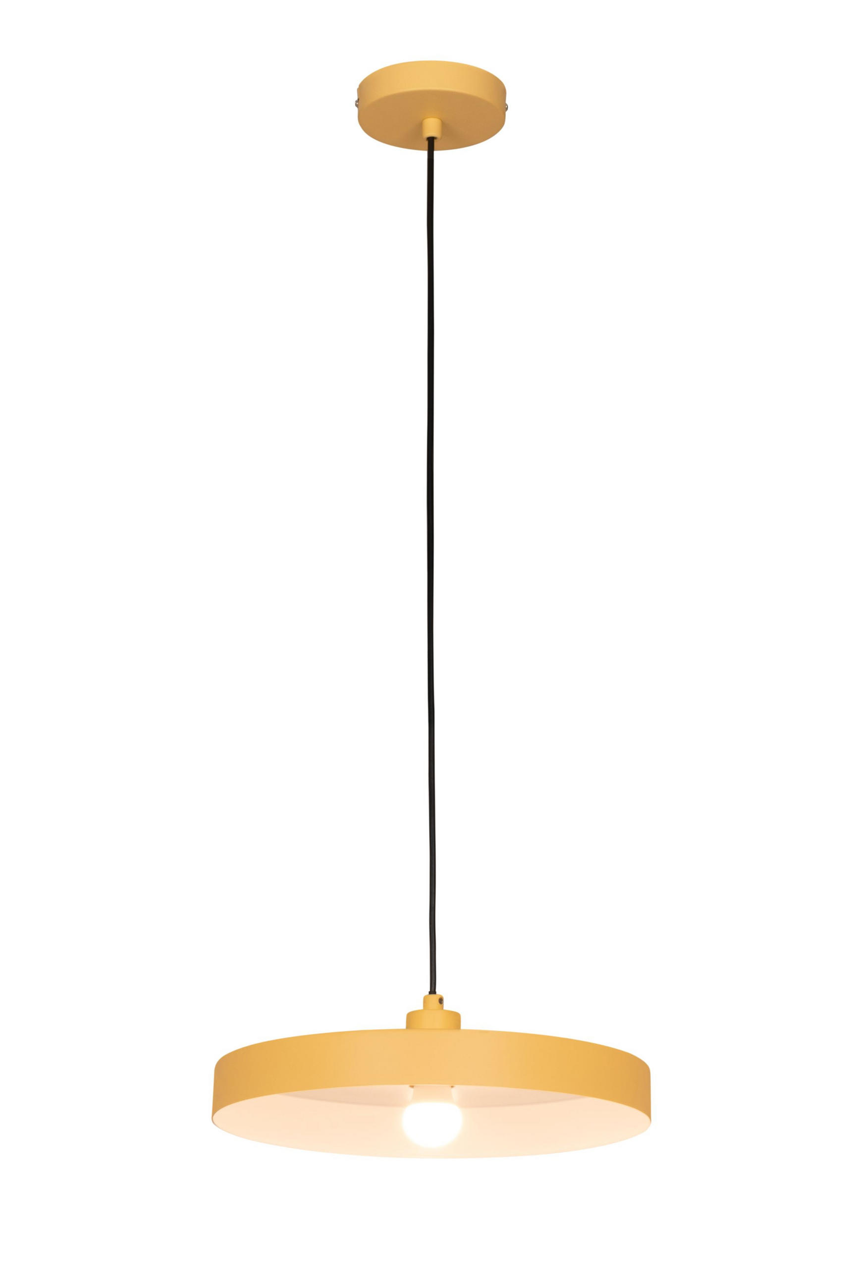 ZÁVĚSNÉ SVÍTIDLO, 35/162 cm - žlutá, Basics, kov (35/162cm) - Novel