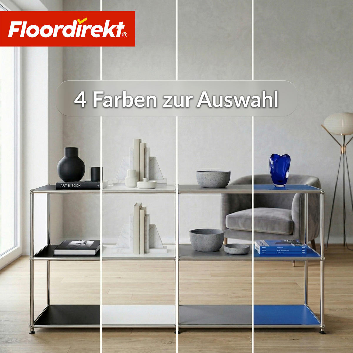 SIDEBOARD Concept Epure MK-030 88/65/40 cm  - Schwarz, Basics, Metall (88/65/40cm) - Floordirekt