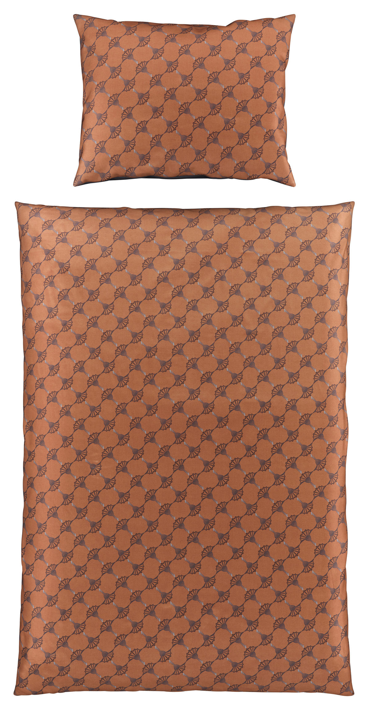 BETTWÄSCHESET 2-teilig Makosatin 160/210 cm  - Cognac, Design, Textil (160/210cm) - Joop!