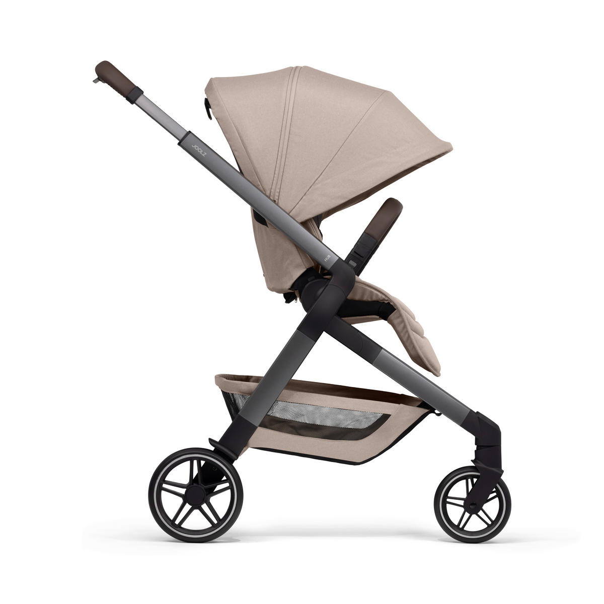 KINDERWAGEN  Hub2  Sandy Taupe  - Taupe, Basics, Textil (102/52,5/93cm) - Joolz