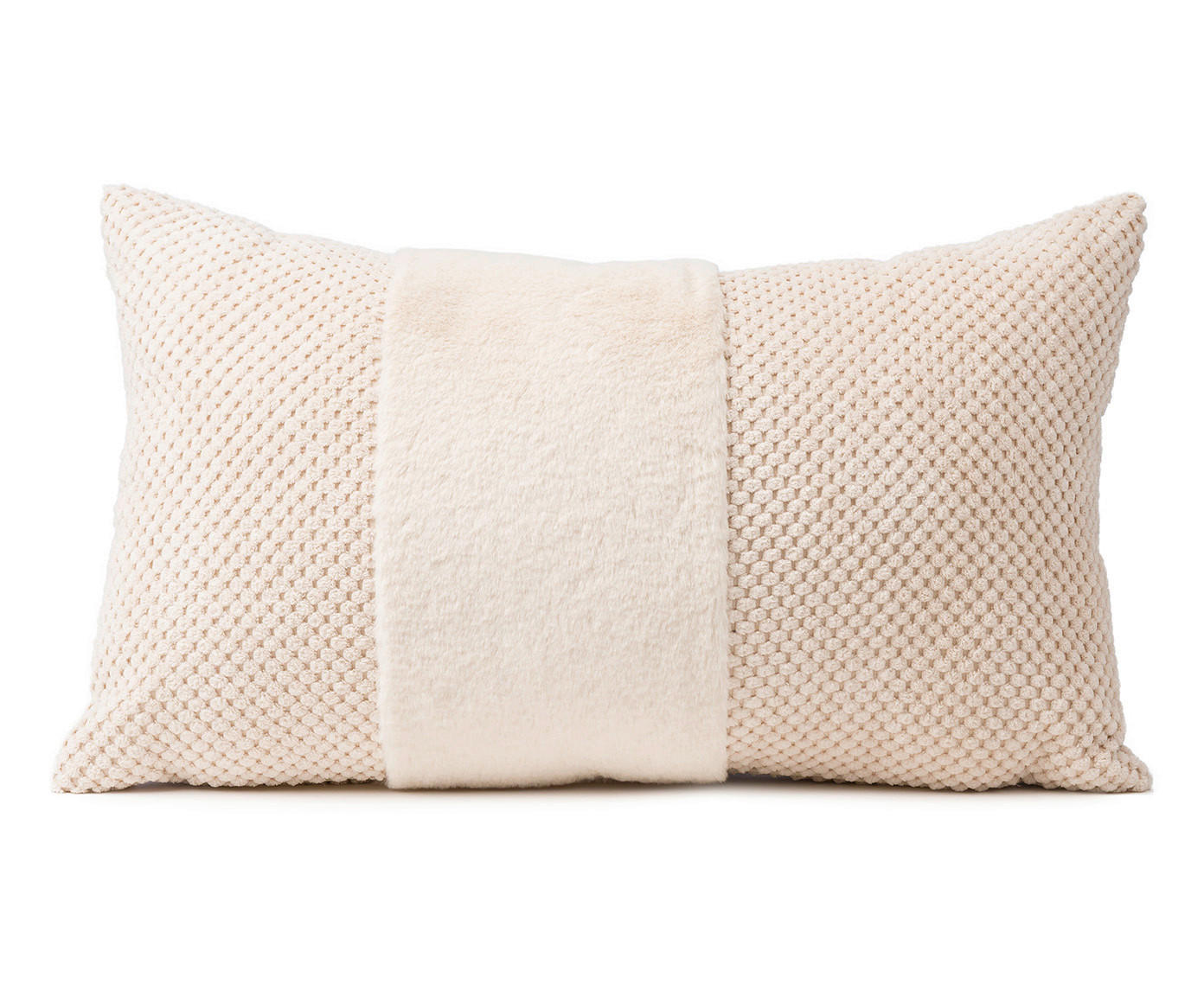 DEKORAČNÍ POLŠTÁŘ 30/50 cm - bílá, Basics, textil (30/50cm) - Novel