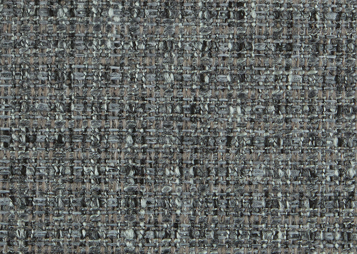 ECKSOFA in Flachgewebe Anthrazit  277/175 cm  - Anthrazit/Schwarz, Design, Textil/Metall (277/175cm) - Schöner Wohnen